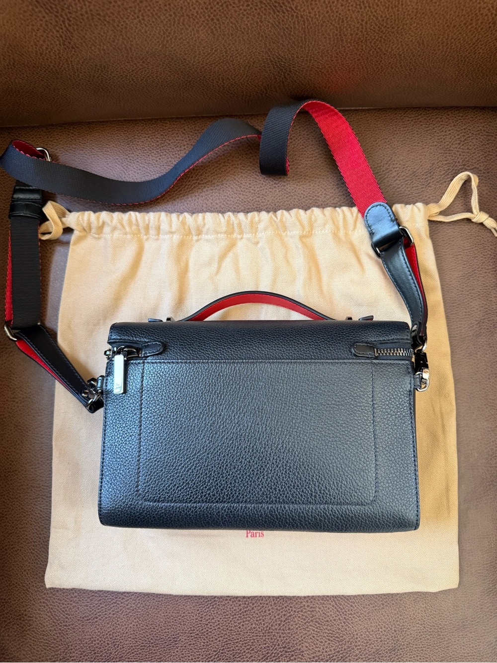 Christian Louboutin Kypipouch Leather Crossbody Bag - Picture 16 of 16